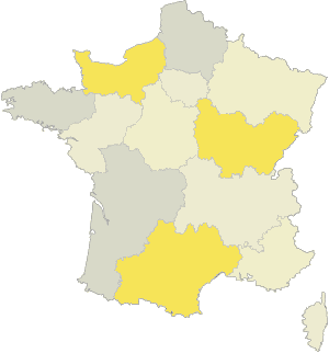 Les régions françaises